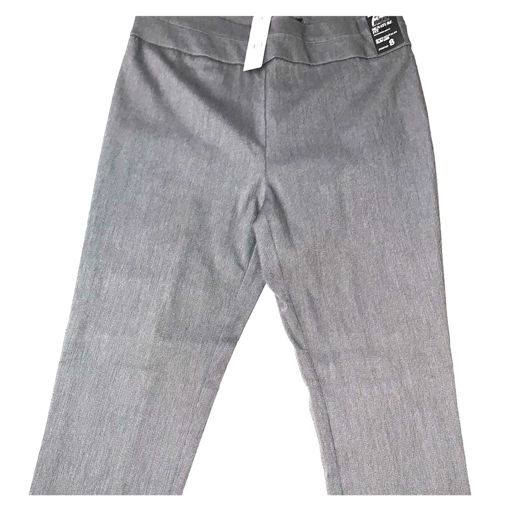 High Waist Pull-On Slim Leg Pants